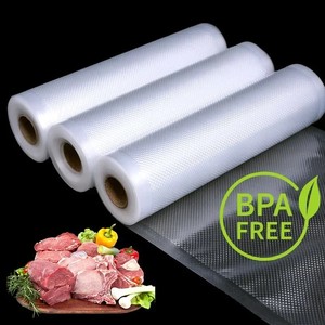 Rollo de bolsa de sellado <span class=keywords><strong>para</strong></span> congelador de grado alimenticio, sello de nailon PA/PE, embalaje de plástico, bolsas selladoras <span class=keywords><strong>al</strong></span> vacío en relieve texturizadas, rollos <span class=keywords><strong>para</strong></span> embalaje - Product Image 2