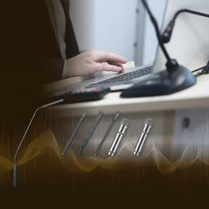 Micrófono de Cuello de Cisne con Modo de Detección Automática NPA585 - No Requiere Cable de Datos - Product Image 1