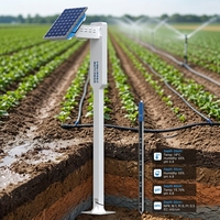 Sonda de Suelo Solar XiaomaIOT WATCHMAN 4G, Elementos de Detección de Humedad, Temperatura, NPK, PH, EC, Salinidad, Sensor de Suelo de 10/20/30/40/60 cm