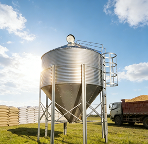 <span class=keywords><strong>Silo</strong></span> à alimentation scellé anti-humidité de 10 <span class=keywords><strong>tonnes</strong></span> / 15 <span class=keywords><strong>tonnes</strong></span> / 20 <span class=keywords><strong>tonnes</strong></span> / 30 <span class=keywords><strong>tonnes</strong></span> avec système d'alimentation automatique - Product Image 6