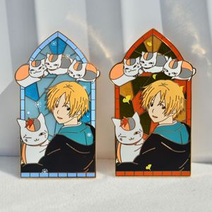 5CM Natsume <span class=keywords><strong>Yuujinchou</strong></span> dibujos animados Baji Ba Ji recoger Anime aleación insignia broche Pin - Product Image 3