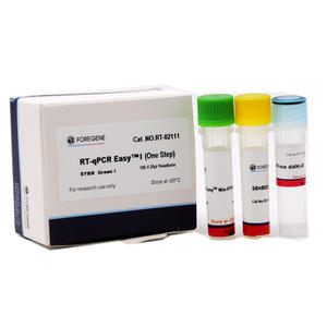 Foregene One-Step <span class=keywords><strong>Real</strong></span>-<span class=keywords><strong>Time</strong></span> RT-<span class=keywords><strong>PCR</strong></span> Master Mix RT-QPCR Easy (One Step)-SYBR Green I - Product Image 1