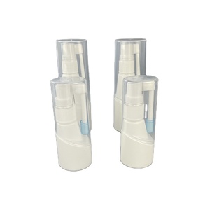 Spray Nasal médico de plástico blanco 18/410 con boquilla larga, boca blanca, <span class=keywords><strong>garganta</strong></span> Nasal, 25ml/30ml/50ml/60ml, botella con bomba de pulverización - Product Image 1