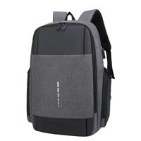 Sac à dos intelligent USB pour ordinateur portable pour hommes, sac de voyage pour ordinateur portable d'affaires Oxford étanche, accessoire de travail et d'étude