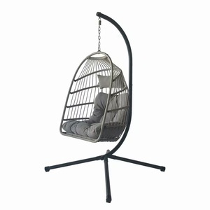 <span class=keywords><strong>Chaise</strong></span> suspendue en rotin pliable pour salon d'hôtel, meubles d'intérieur, jardin, avec support, <span class=keywords><strong>chaise</strong></span> à bascule, panier suspendu, hamacs - Product Image 2