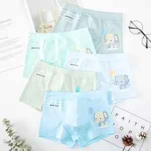 Hotsale Đồ Lót Trẻ Em Bé Trai Cotton Hữu Cơ Thoải Mái In Hình Dễ Thương 2-12 Tuổi