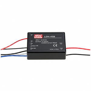 Mean Well LDH-45B 45W 350mA DC-DC Converter 24V Input DALI <b>Dimmable</b> <b>LED</b> <b>Driver</b> Single Channel Buck Topology - Product Image 2