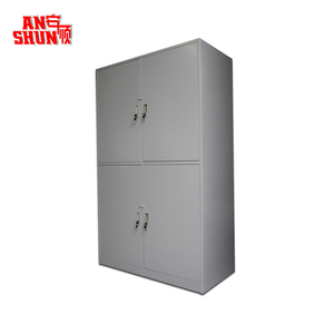 Màu Sắc Khác Nhau Nhân Viên <span class=keywords><strong>4</strong></span> Cửa Tủ <span class=keywords><strong>4</strong></span> Ngăn Tủ Quần Áo Lưu Trữ Kim Loại Phòng Tập Thể Dục <span class=keywords><strong>Locker</strong></span> Cho Bán - Product Image 4