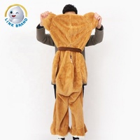 Vente chaude : Peluche géante en peau d'ours personnalisée, confortable, non rembourrée, jouet en peluche, quatre couleurs, semi-finie