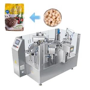 Automatische Lebensmittelverpackungsmaschine Hafer Erdnüsse Nüsse Wiegen Abfüllverpackungsmaschine mit Mehrkopf