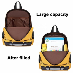 Mochila Escolar 3D con Diseño de Autobús Escolar, Impermeable, Linda, de Dibujos Animados, para Niños Pequeños, Lonchera Aislada, Mochila de Jardín de Infancia, Unisex - Product Image 3