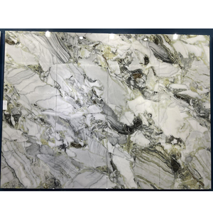 YD đá màu xanh lá cây Onyx sứ tường Bảng điều khiển Đá Nhân Tạo lạnh Jade thiêu kết đá slab - Product Image 1