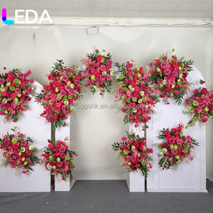 Decoraciones de Boda LEDA, Arreglo Floral, Flores Colgantes, Flores Artificiales Azules para Boda - Product Image 1