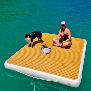 Muelle inflable flotante DWF para agua de pesca, colchón de almohadilla Eva, barco de mar, tierra de ocio, 2,5 M - Product Image 4