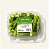 Étiquettes personnalisées Haoxuan pour l'emballage des okras, autocollantes, imperméables, imprimées, pour la marquage des produits frais