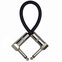 Kabel Patch Gitar Elektrik Kepala Persegi 6.35mm Penjualan Langsung Pabrik OEM TL-LINK, Konduktor Tembaga Bebas Oksigen, Kabel Audio