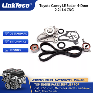 Kit de correa de distribución Linkteco bomba de agua para Toyota Camry <span class=keywords><strong>LE</strong></span> Sedan 4 puertas 2.2L L4 CNG 1987-2001 TS26138 ITM138 9031138017 13568-09041 - Product Image 5