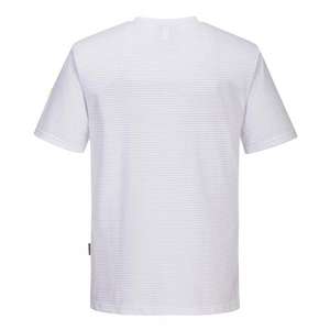 PORTWEST - AS20WHRXXL Camiseta blanca ESD antiestática-EAN 5036108192397 ESD ROPA DE TRABAJO ANTIESTÁTICA - Product Image 2