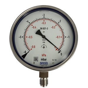 Wika Diaphragm Pressure <b>Gauge</b> 160mm 0 To 0.25 Kpa Industrial Grade Stainless Steel - Product Image 4