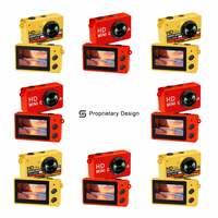 Kamera Digital Mini Retro S4 1080P Perekam Video Full HD Filter Kreatif Stiker Zoom 16X Layar IPS Camcorder Digital Smile