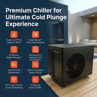 Refroidisseur de bain froid de haute qualité pour Model S avec logo personnalisé, système de refroidissement professionnel pour la récupération, vente en gros directe usine OEM