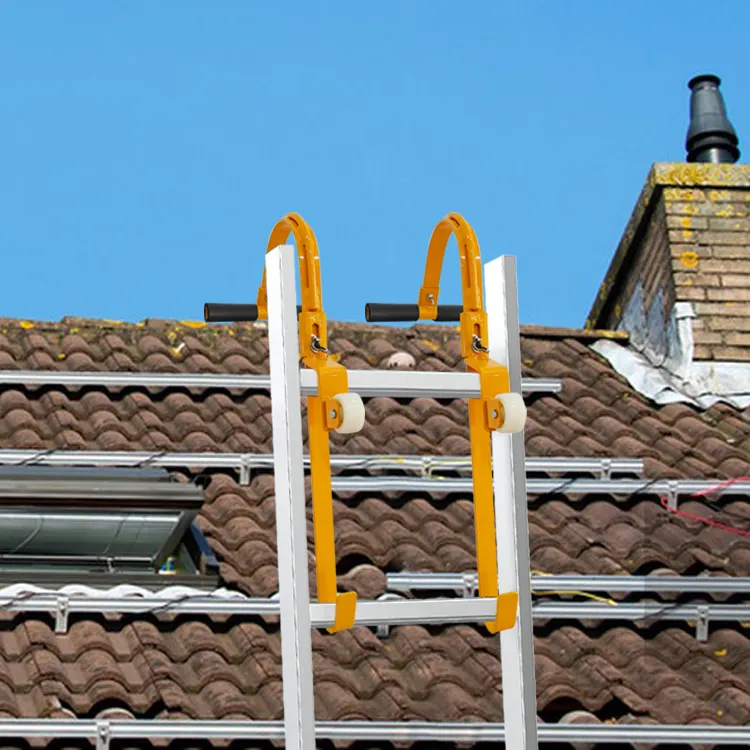 Jh-mech stabilisateur d'échelle pour la Protection contre les chutes accessoire d'extension d'échelle de toit pour la maison crochets d'échelle en métal robustes pour toit