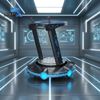 Machine de jeu VR d'intérieur fournie par l'usine, lunettes de réalité virtuelle 9D pour cinéma, idéales pour les parcs d'aventure