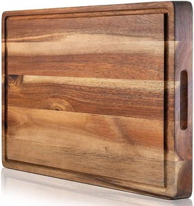 ถาดไม้อาคาเซียขนาดใหญ่เขียงหั่นผักไม้วอลนัทกระดานเสิร์ฟชีสถาดเสิร์ฟชีส - Product Image 2
