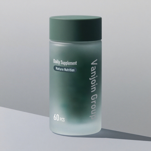 Emballage de supplément personnalisé de 150ml bouteille en verre <span class=keywords><strong>d</strong></span>époli pour capsule et pot en verre gommeux pour 60 pilules 90capsules emballage de bouteille de pilule - Product Image 1