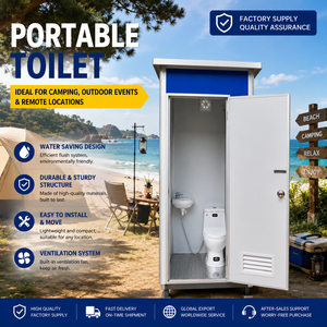 Maison préfabriquée en panneaux sandwich, <span class=keywords><strong>WC</strong></span> mobile, salle de bain portable, toilettes portables, <span class=keywords><strong>installation</strong></span> facile pour chantier de construction - Product Image 2