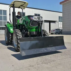Ucuz mini tekerlekli 4 In 1 kova tarım traktör 4x4 tarım traktör yükleyİcİ