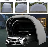 Auvent de toit arqué en acier inoxydable, moderne, portable, verrouillable, au design simple, étanche, rétractable, pliable, avec toile traitée anti-UV pour l'extérieur