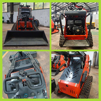 Mini-chargeuse compacte OEM CE avec moteur Briggs & Stratton, 722 kg, godet de 0,15 m³ pour jardin et pépinière