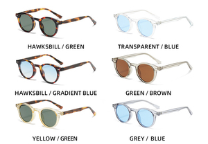 Bestseller Hochwertige UV400 Polaroid Sonnenbrillen für Damen Transparenter Rahmen Modische Runde Brillengestelle Sonnenbrillen - Product Image 5