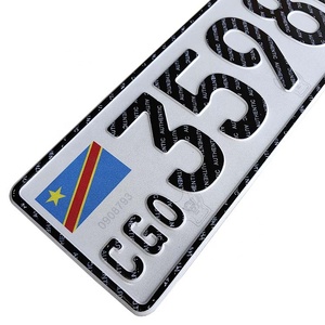 Placas de Matrícula Personalizadas de Alta Calidad para Motocicletas y Vehículos, con Grabado Personalizado y Reflectantes - Product Image 1