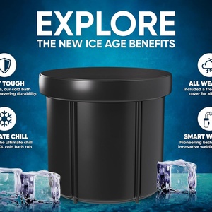 Wholesale <b>Inflatable</b> Ice Bathtub Portable PVC Folding Ice <b>Bath</b> Recovery Cold Plunge Tub for Athletes - Product Image 3