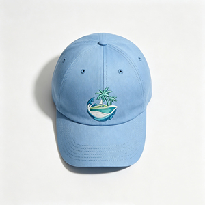 หมวกเบสบอลปักลายทรอปิคอลแบบปรับได้ น้ำหนักเบา ระบายอากาศดี หมวกกันแดด 6 แผง สำหรับผู้ชาย ผู้หญิง เหมาะสำหรับชายหาด กอล์ฟ วิ่ง และกิจกรรมกลางแจ้ง - Product Image 3