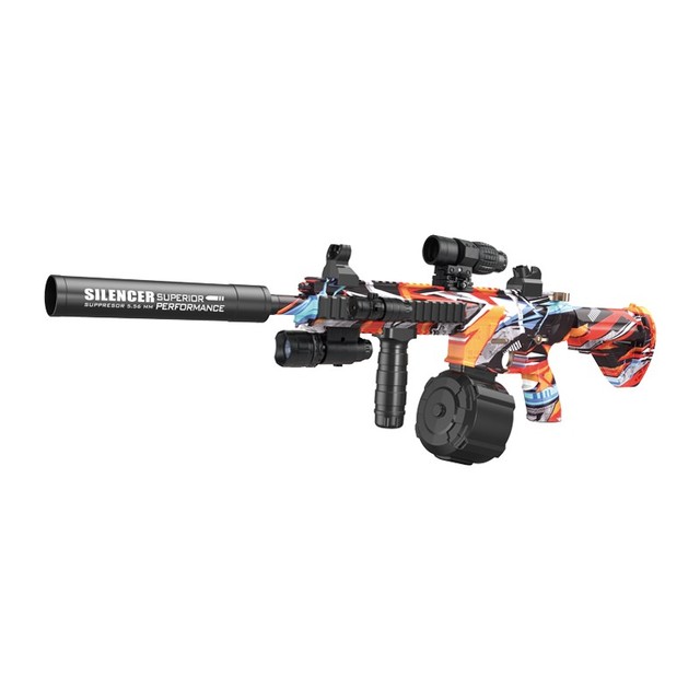 Factory Wholesale Plastic Electronic for M416 Assault Rifle Camouflage for with 100-150fps Speed for Children Adults