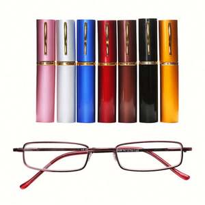 Gafas de Lectura Plegables con Marco de Acero Inoxidable para Hombre, con Estuche, para Presbicia +1.25, +1.75, +4.00, Gran Venta 2019 - Product Image 2