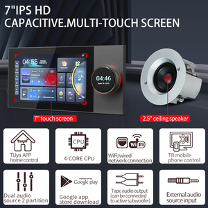 Tuya Smart Home Background Music System Super Ceiling <b>Speaker</b> Intelligent Control Wall <b>Amplifier</b> <b>With</b> Active Subwoofer Smart Hom - Product Image 4