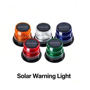 Luz <span class=keywords><strong>de</strong></span> Advertencia <span class=keywords><strong>de</strong></span> Tráfico LED <span class=keywords><strong>de</strong></span> Plástico con Energía Solar, Reflector Prismático <span class=keywords><strong>de</strong></span> Alta Intensidad, Clasificación IP55, Baliza <span class=keywords><strong>de</strong></span> Seguridad Intermitente Verde - Product Image 1