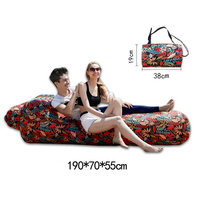 Canapé gonflable d'extérieur, mobilier de camping automatique, lit de camping portable, chaise pliante de plage
