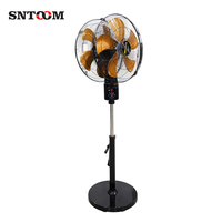 Ventilateur axial électrique double tête rotatif à 360 degrés, puissance de vent forte, commande par bouton à grande vitesse, 220V, usage commercial et industriel