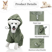 Neues Design Outdoor Wasserdichter Hunde-Regenmantel Klassischer Poncho Outdoor-Jacke für Hunde