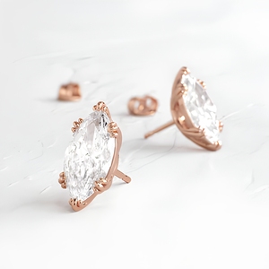 <span class=keywords><strong>Orecchini</strong></span> a lobo personalizzati con diamanti CVD taglio rotondo <span class=keywords><strong>da</strong></span> 1, 2 o 3 carati, montatura in oro vero 14k 18k, <span class=keywords><strong>orecchini</strong></span> con diamanti <span class=keywords><strong>da</strong></span> laboratorio - Product Image 2