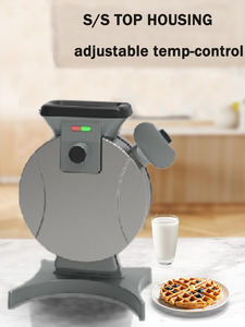 Machine à gaufres rotative double face avec bec verseur supérieur pour pâte à pain <span class=keywords><strong>Gaufrier</strong></span> électrique belge pour la maison - Product Image 5