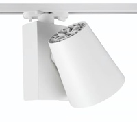 Adaptateur universel de lampe de piste à Led COB, torche moderne à montage en Surface, 3 Phases, 35W ou 50W