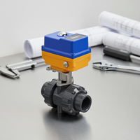 Vanne de régulation de haute qualité, utilisée pour l'eau, le gaz et le pétrole, vanne à bille électrique proportionnelle réglable en acier inoxydable.