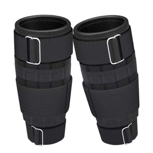 Placa de acero duradera ajustable, Pesas de tobillo y muñeca, equipo ponderado de entrenamiento de fuerza de pierna con correa de pierna cómoda - Product Image 1