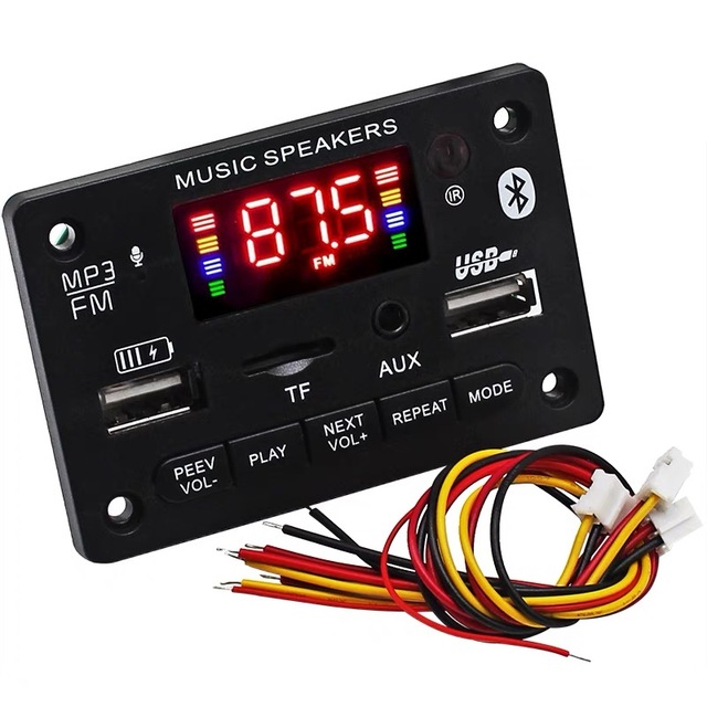 Factory Outlet DIY Audio Voice Control Module Kit Non Destructive MP3 Decoding Board Color Screen Car Home Use